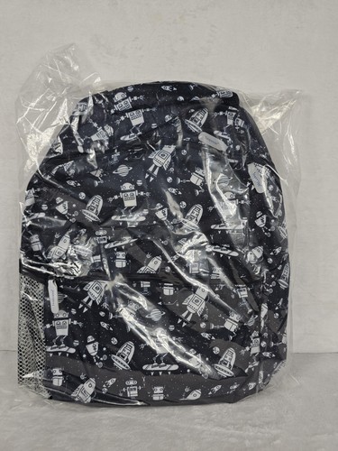 Kids backpack black white - kids,
