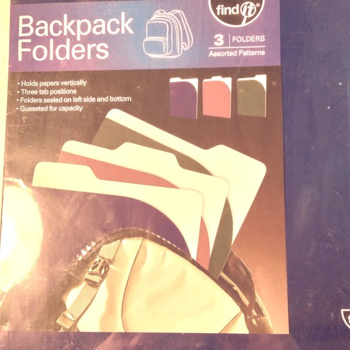 Backpack folders find - folders, 3