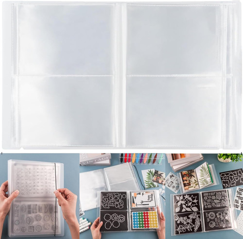 Clear stamps storage - clear,