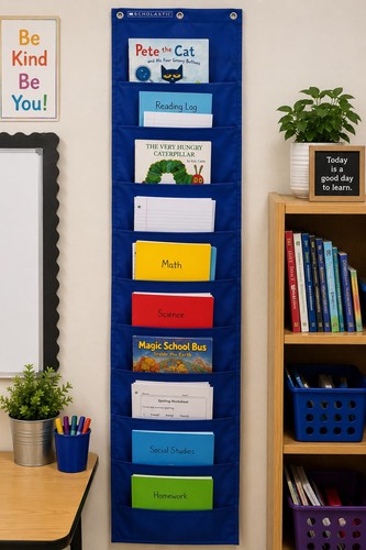 Scholastic blue pocket - 10,