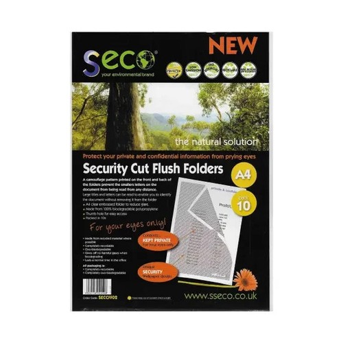 Seco security cut flush - a4,