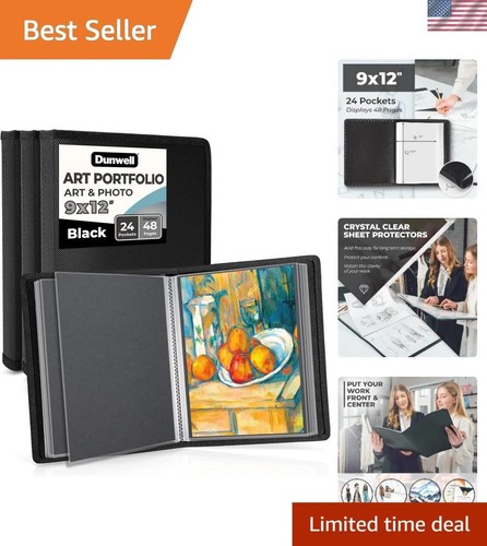 Durable 9x12 art folder with - 9x12,